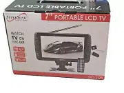 SuperSonic 7" Portable LCD TV SC-195 USB/SD Card Reader Built-in Speaker Remote