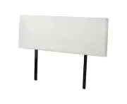 PU Leather Queen Bed Headboard Bedhead - White