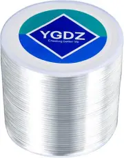 YGDZ 1.5Mm Bracelet String, Elastic String Crystal Stretch Thread Clear Beading