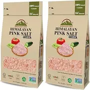 [Himalayan Chef] Pink Himalayan Salt, Coarse Grain - 4 lbs (2X2 Pound Bags)