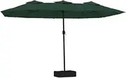 Double-Head Garden Parasol Outdoor Umbrella Sun Shelter Shade Patio vidaXL