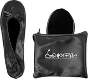 [SOHUPAC] Women's Foldable Flats, Portable Ballet Flat Roll Up Slipper Shoes with Travel Pouch Bag for Ballerina Wedding