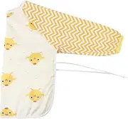 ORFOFE Smock Bibs for Weaning Food Bib Overall Bib Plate Bandana Drool Bibs Bib Overalls Waterproof Smock Eating Smock Apron Feeding Apron Yellow