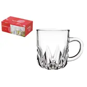 12x 220ml BlinkMax Glass Coffee Mugs Tea Hot Cold Beverage Party Drinkware Cups