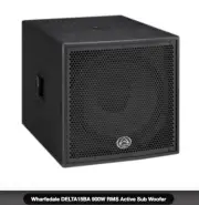 Wharfedale Pro Delta 18AX Powered Pro PA Sub Woofer - solid plywood construction