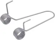 V-Spring,Torsion Spring,4Pcs Wire Diameter 1.0mm Double Torsion Spring Length 43.5mm Spring Steel Torsion Spring Clips