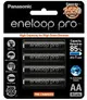 日本製 Panasonic 國際牌 eneloop pro 3號 2550mAh低自放電池 16入裝送電池盒x4