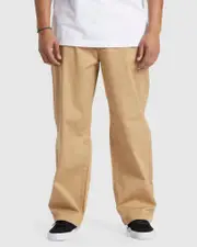 Mens Worker Baggy Chino Pants