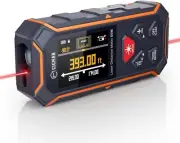 Dual Laser Measuring Tool, CIGMAN 393Ft Bilateral Laser Measurement Tool Color