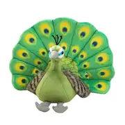 Peacock Stuffed Toy Super Soft Non-Fading Looking Stuffed Animal Toy Simulation Peacock Doll Gift Home Supplies