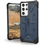 [URBAN ARMOR GEAR] Pathfinder Case for Samsung Galaxy S21 Ultra 5G (6.8 Inch) Protective Case (Wireless Charging Compatible, Military Standard Mobile Phone Case, Ultra Slim Bumper) - Blue (Mallard)