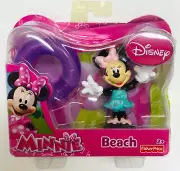 Fisher Price Disney Mickey Mouse & Friends Minnie's Bowtique Beach Figure Toy