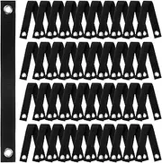 uxcell 40-Pack Tree Straps for Staking,1.5 Inch x 15.7 Inch Tree Support Straps Nylon Tree Strap for Leaning Tree Protection/Plant Support, Straightening[Black]