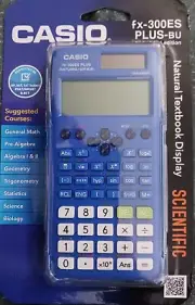 NEW Casio Scientific Calculator FX-300ES PLUS-BU 2nd Edition