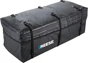 Reese 1044000 Olympia Hitch Mount Expandable Cargo Carrier Bag, 48 Inch x 19 Inch x 18 Inch to 22 Inch, 11.5 cu. ft. Capacity, Waterproof, Fits 48 X 20” Cargo Carriers