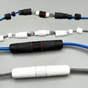 RJ45 Docking Connector Ethernet Network Straight-through Waterproof IP67 Header