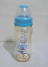 在飛比找Yahoo!奇摩拍賣優惠-Yummy Rabbit 亞米兔 PES 防脹氣寬口標準奶瓶