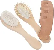 Totority Non-Slip Scalp Brush Comb Set Hair and Scalp Massager for Newborns Gentle Hair for Bath