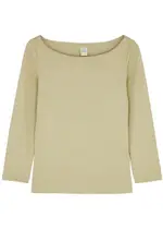 Flore Flore Steffi Cotton top - Khaki - S (UK8-10 / S) S (UK8-10 / S)