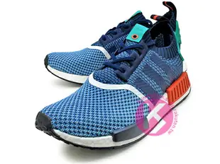 [22.5cm] 2016 限量登場 紐澤西鞋舖 PACKER SHOES x adidas consortium NMD R1 PK PACKERS 聯名款 復古藍 BOOST 中底 PRIMEKNIT 鞋面 (BB5051) !