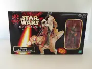 1998 Hasbro Star Wars Episode I Kaadu and Jar Jar Binks Playset Action Figure MI