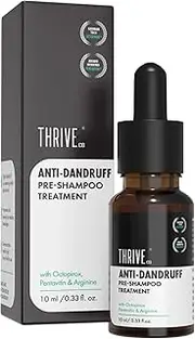 [ThriveCo] Anti-Dandruff Pre-Shampoo Serum for Itchy, Dry & Flaky Scalp | With Octopirox, Pentavitin & Arginine | Reduces Hair Breakage & Strengthens Hair for Men & Women | 10ml