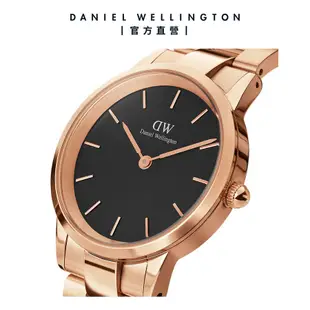 Daniel Wellington 手錶 Iconic Link 36mm/40mm精鋼錶 特調玫瑰金(DW00100210 DW00100344)/ 36mm