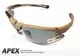 【【蘋果戶外】】APEX 724 沙漠迷彩 台灣製造 polarized 抗UV400 寶麗來偏光鏡片 運動型 太陽眼鏡 附原廠盒、擦拭布(袋)