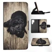 FLIP CASE FOR SAMSUNG GALAXY|CUTE DOG PUPPY CANINE LABRADOR #3