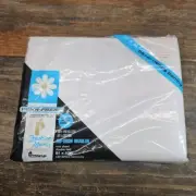 Vintage Penneys 81 x 108” Sheet Double Bed Flat Penn-Prest White Fashion Manor