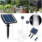 Outdoor Solar Pond Oxygenator Air Pump Garden Pool Fish Tank Oxygen Aerator