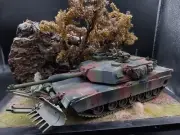 Dragon 3516 M1A1 w/Mine Plough 'Desert Storm' 1:35 Built & Painted