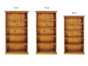 Marceline (Aussie Made) Highline Bookcase Collection - Assorted Colours - Starting From $979 - Includes Free Optional Upgrade to Adjustable Shelves (Valued at $100)