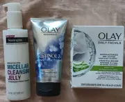 Olay Regenerist Facial Cleanser Daily Facials Cloths Neutrogena Cleansing Jelly