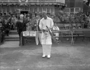 Prince Philip Duke Of Edinburgh Prepares Himself For Match 1949 OLD PHOTO