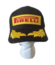 Pirelli Formula 1 F1 Podium Cap 150 Years 1st Hat Black Yellow P Zero NWT RARE