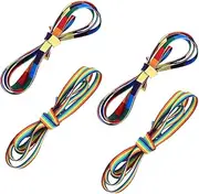 [Healeved] Sets Rainbow Shoelaces Boys and Girls Elastic Shoe Laces for Mens Sneakers Safe for Sports