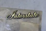 New Honda OEM Left Rear Saddlebag Emblem 87121-MW5-870 L Rear Interstate Emblem
