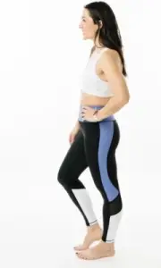Zyia Dark Sky mesh Light n Tight leggings 24” sz 8-10