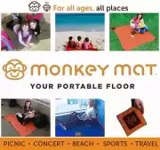 Monkey Mat clean portable floor mat picnic blanket baby kids