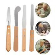 4pcs Painting Mixing Scraper Oil Painting Accessories Acrylic Painting Spatula