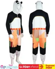 Kung Fu Panda Animal Adult Dress Up Jumpsuit Movie Costume 0nesie