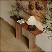 Entryway Console Tables Solid Wood Console Table, Entryway Table for Hallway, Narrow Behind The Couch Table, Console Tables for Entryway, Living Room, Foyer Entrance Tables(Large)
