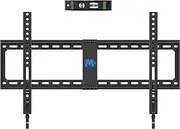 Mounting Dream Fixed TV Wall Mount TV Bracket for Most 42-90 Inch Flat Screen LED OLED TV, Slim Flat Extra Wide TV Mount Flush Low Profile for Max 132 LBS, VESA 800X400mm, 8"-32” Stud, MD2361-32-04