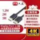 【祥昌電子】PX 大通 DP-1.2M 8K DisplayPort線 1.2版 DP線 DP to DP 4K 60Hz 1.2M