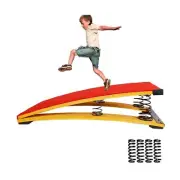 4 Springs Gymnastics Springboard for Kids Vaulting Training Fitness Playing, ...
