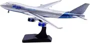 Pre-Built Model Aircraft 17CM Scale Model Aircraft Display 1:400 for Azerbaijan Airlines B747-400F 4K-BCH Die-cast Airliner Replica Miniature Airplane Model