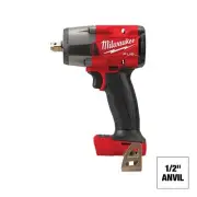 Milwaukee M18 FUEL Cordless Mid-Torque Impact Wrench with Pin Detent, Tool
