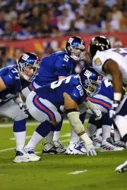 Kerry Collins at Super Bowl XXXV at Raymond James Stadium in Tampa- Old Photo 10