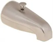 Proplus .102030 Bathtub Spout with Top Diverter, Brushed Nickel, 3/4 in. IPS